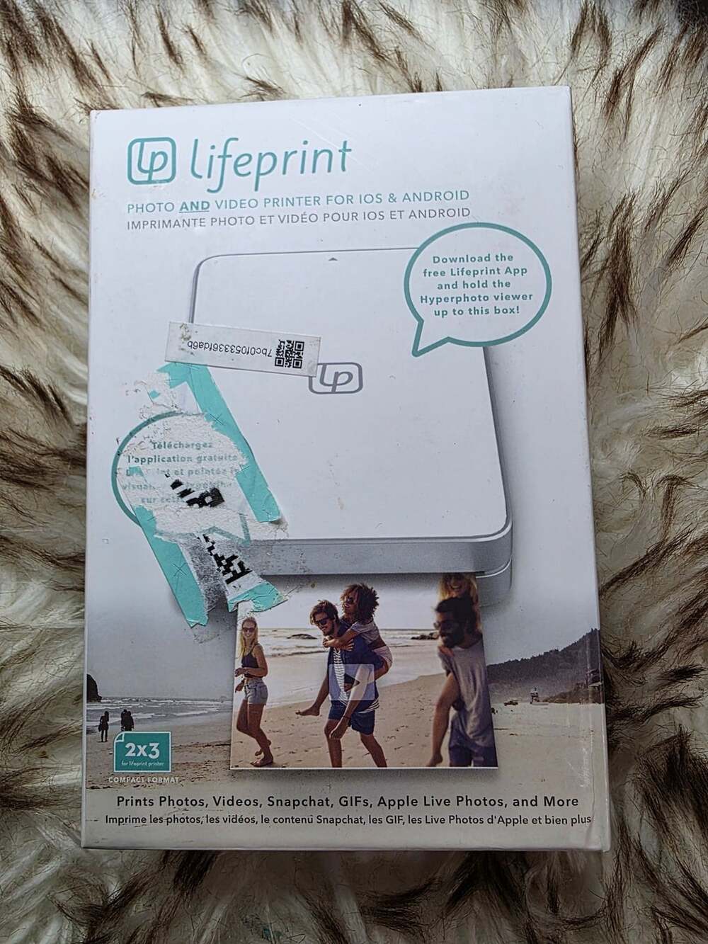 Lifeprint 2x3 Portable Photo and Video Printer White